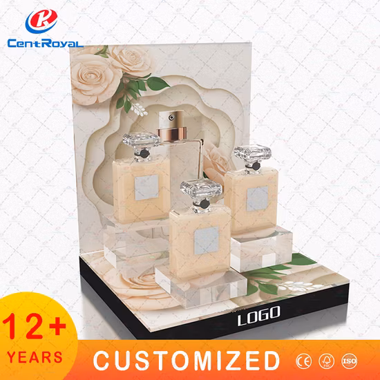 Acrylic Cosmetic Display Stand, Retail Display, Counter Top Display