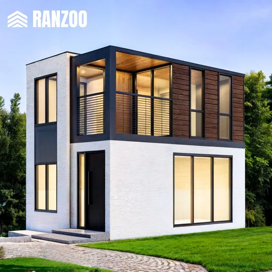Ranzoo Portable  prefabricated Container prefab folding House smart Home with Solar Power and Free Design 