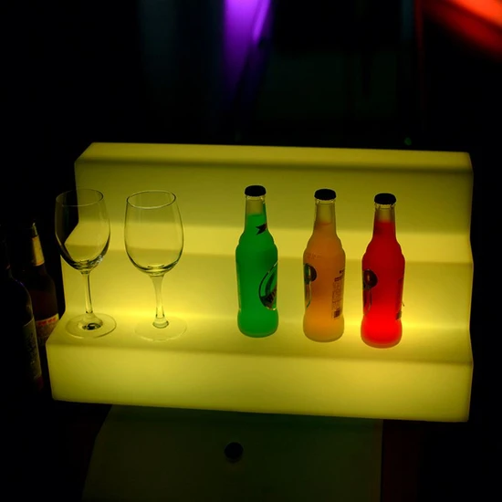 Premium Acrylic LED Display Shelf Stand with Power Supply 