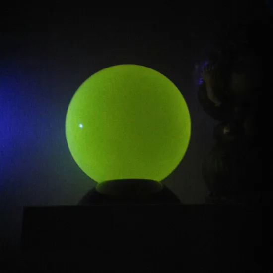 Glow in Dark Acrylic Contact Juggling Ball for Stage Performance 