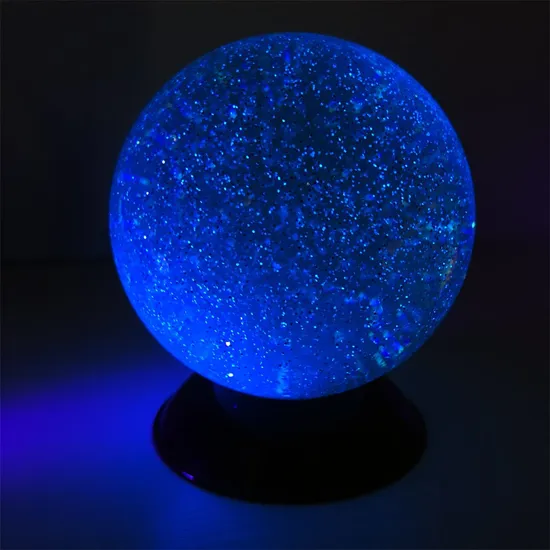 75mm Glitter UV Acrylic Juggling Ball for Contact Juggling Great for Professionals and Stage Performance 
