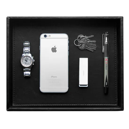Paper Organizer Desktop Clear File Box A4 3 Layer File Tray Acrylic 