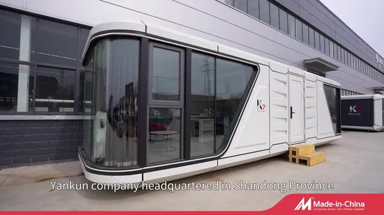 Luxury Modern Space Capsule House Price Fast Installation Modular Capsule Prefab House Mobile Home 40FT Container House Prefabricated Apple Cabin 