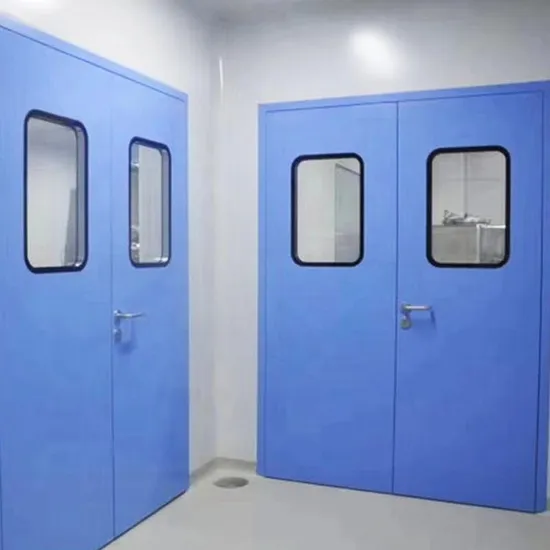 Industrial GMP Medical Lab Modular Hospital Cleanroom Steel Door 