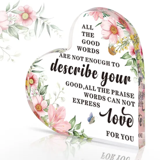 Custom Clear Acrylic Christmas Ornaments for Home and Office 